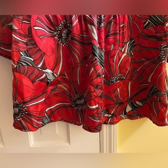 Ab studio women’s size extra-large silky top - Picture 7 of 8